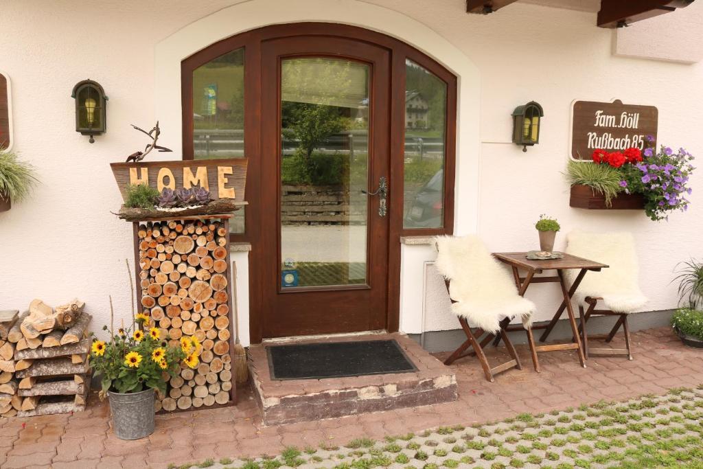 Ferienhaus Hoell Russbach am Pass Gschütt Eksteriør bilde